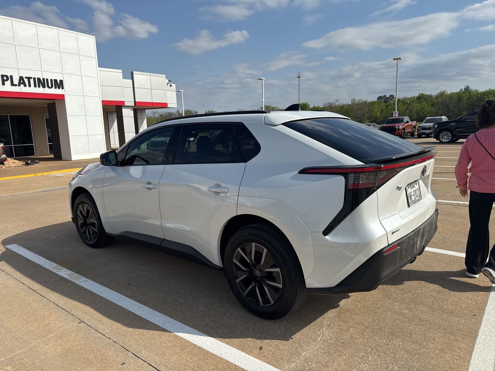 Used 2026 Toyota bZ XLE with VIN JTMBFAEB4TJ014859 for sale in Weatherford, TX