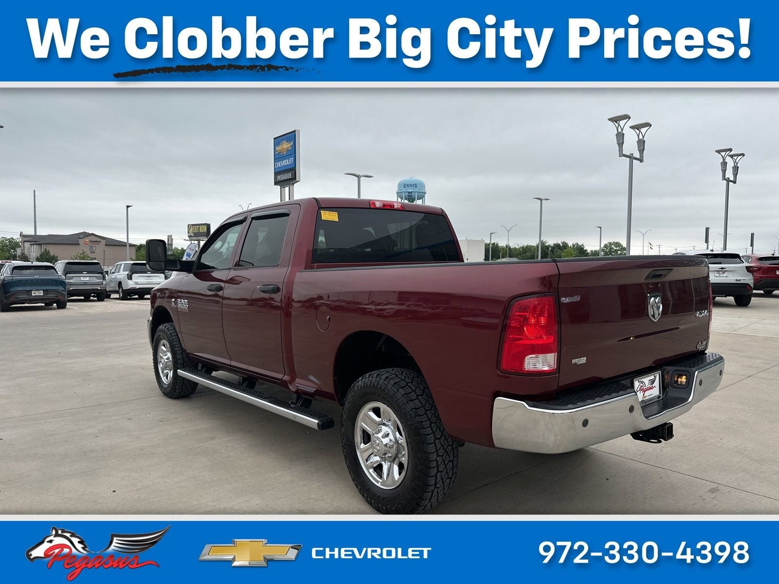 2017 RAM 3500 Tradesman Crew Cab 4x4 6'4" Box
