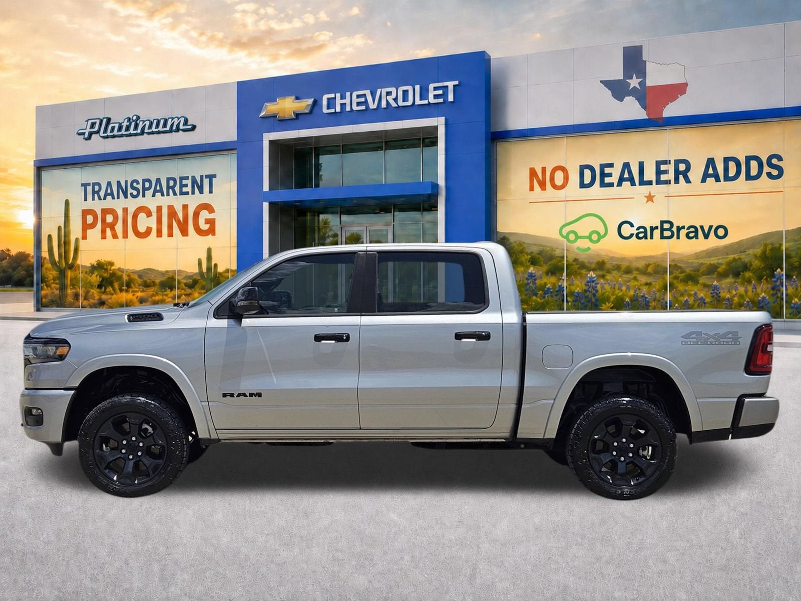 2025 RAM 1500 Lone Star Crew Cab 4x4 5'7" Box
