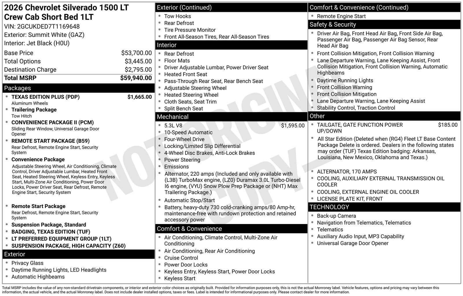 2026 Chevrolet Silverado 1500 LT