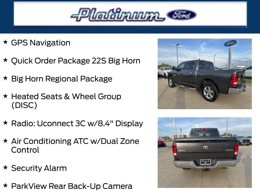 2017 RAM 1500 Big Horn