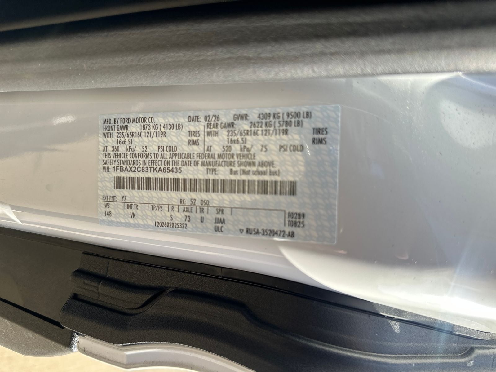 2026 Ford Transit-350 XL