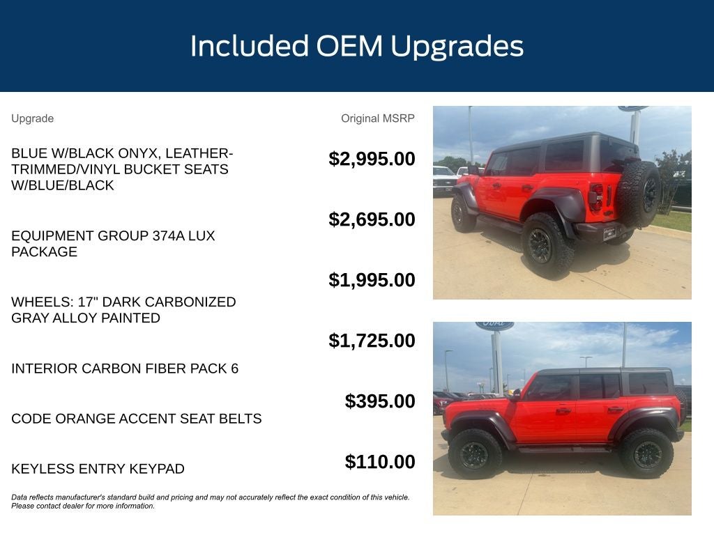 2022 Ford Bronco Raptor