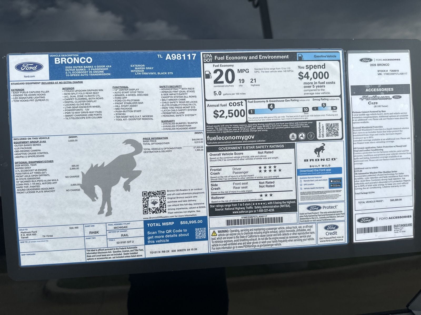 2026 Ford Bronco Outer Banks