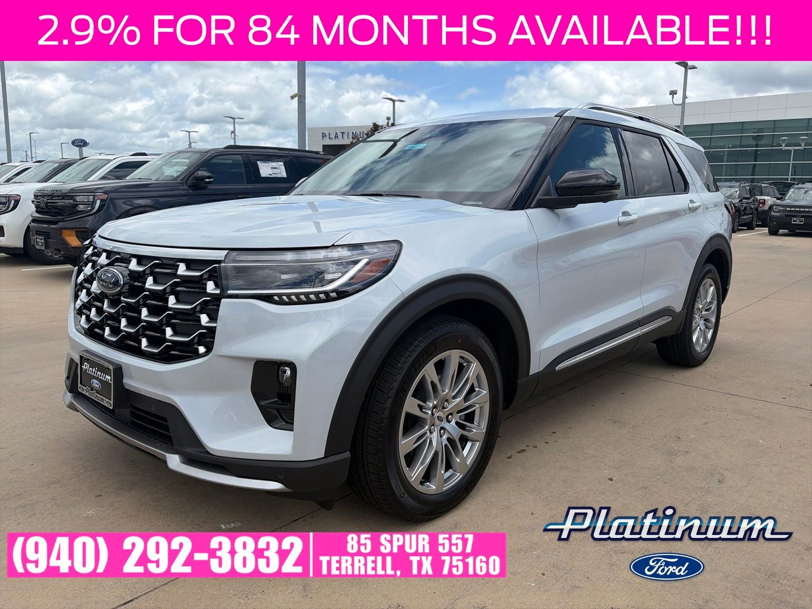 2026 Ford Explorer Platinum