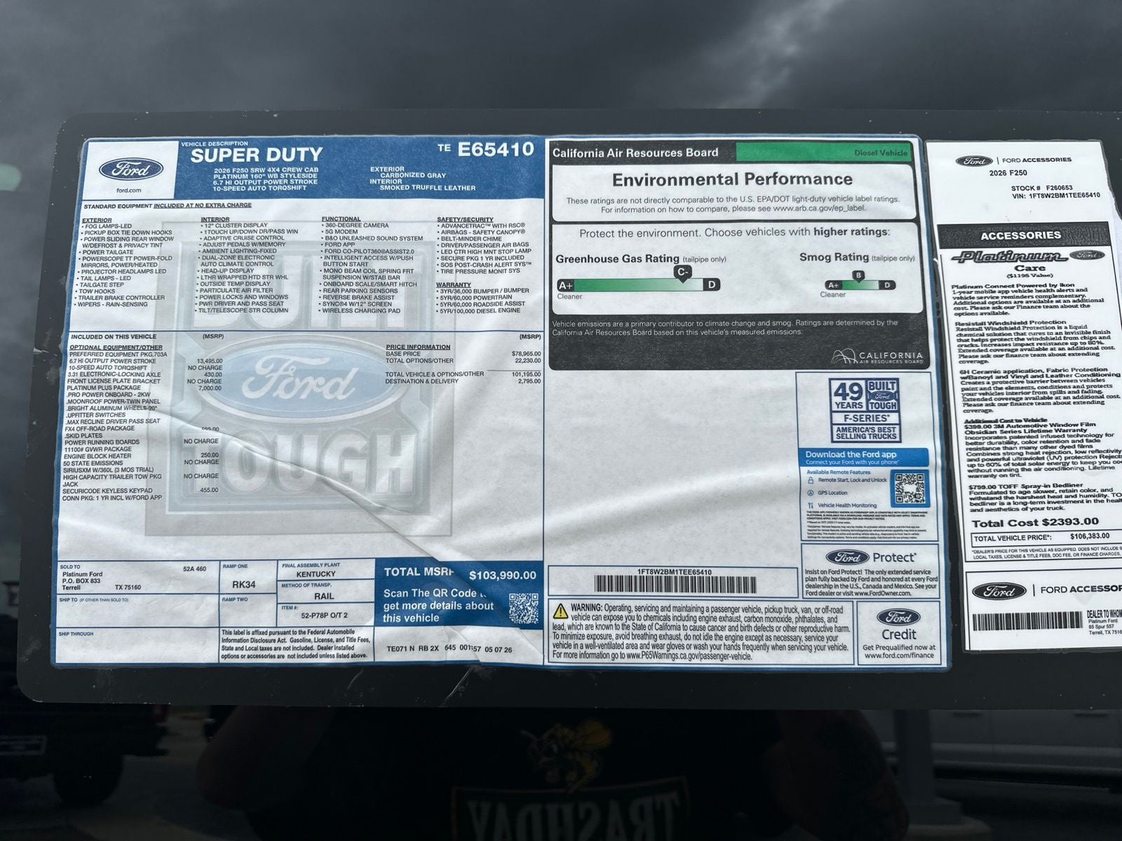 2026 Ford F-250SD Platinum
