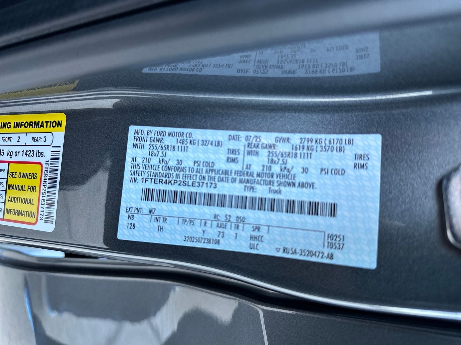 2025 Ford Ranger Lariat