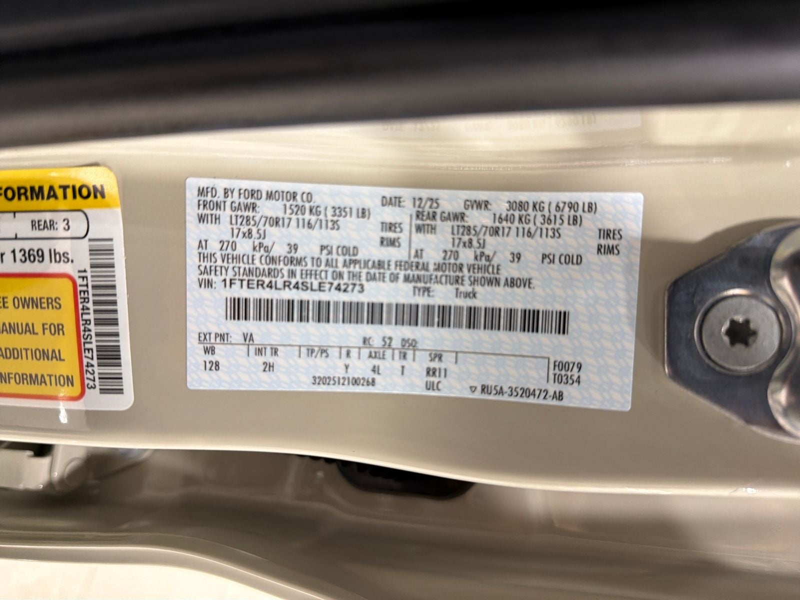 2025 Ford Ranger Raptor