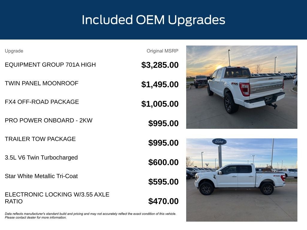 2021 Ford F-150 Platinum
