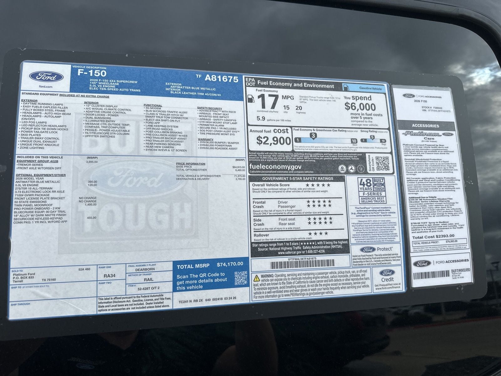2026 Ford F-150 Tremor