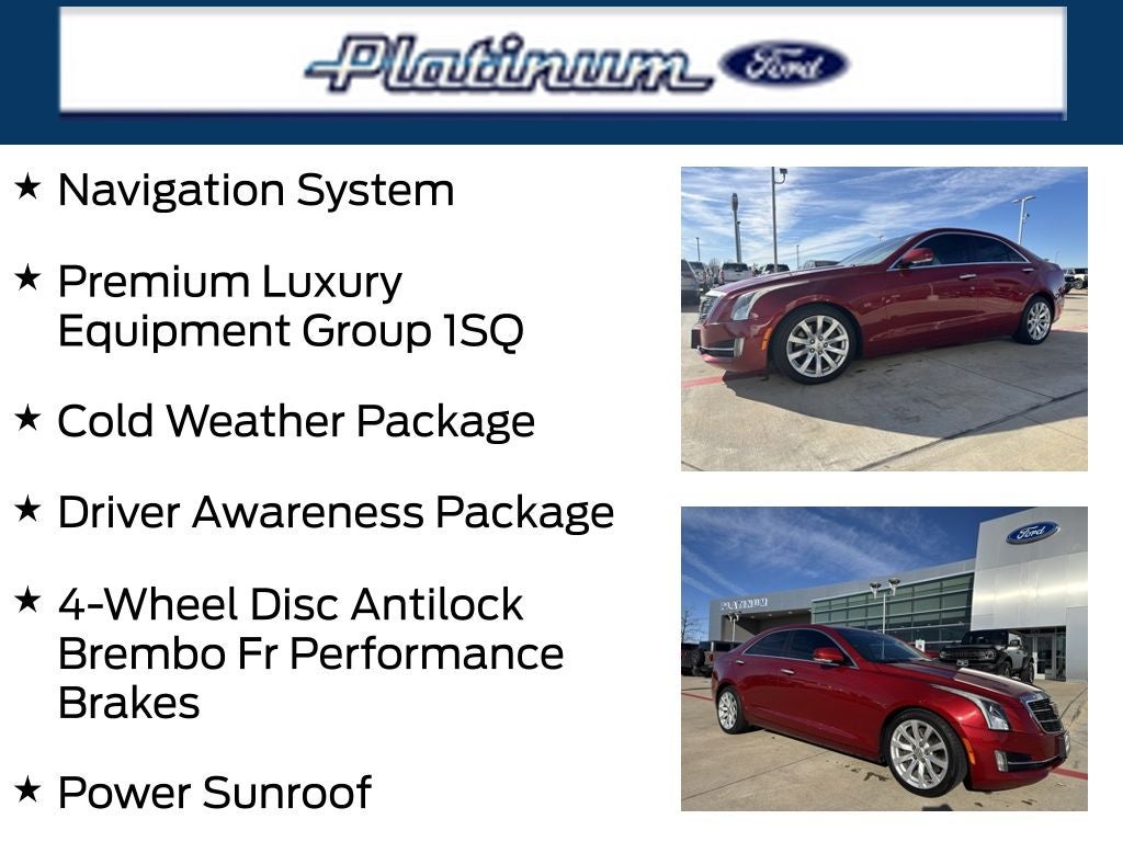 2018 Cadillac ATS 3.6L Premium Luxury