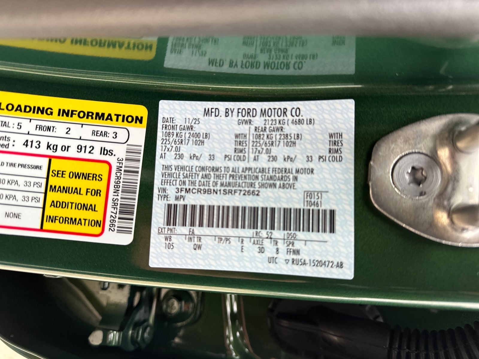 2025 Ford Bronco Sport Big Bend