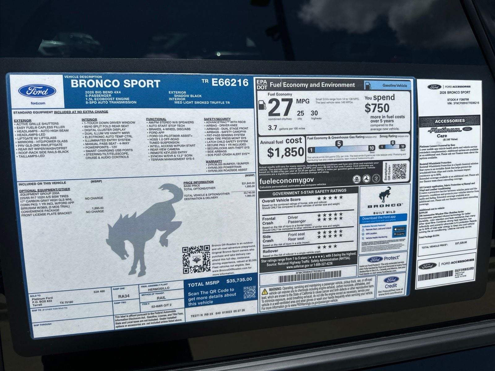 2026 Ford Bronco Sport Big Bend