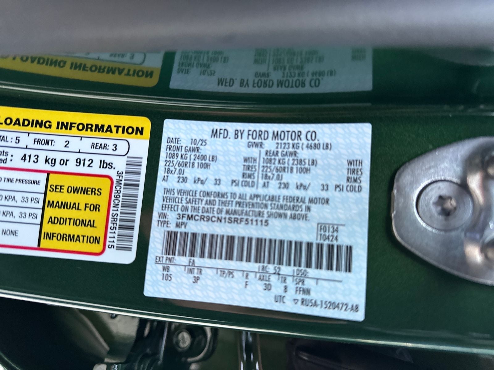 2025 Ford Bronco Sport Outer Banks