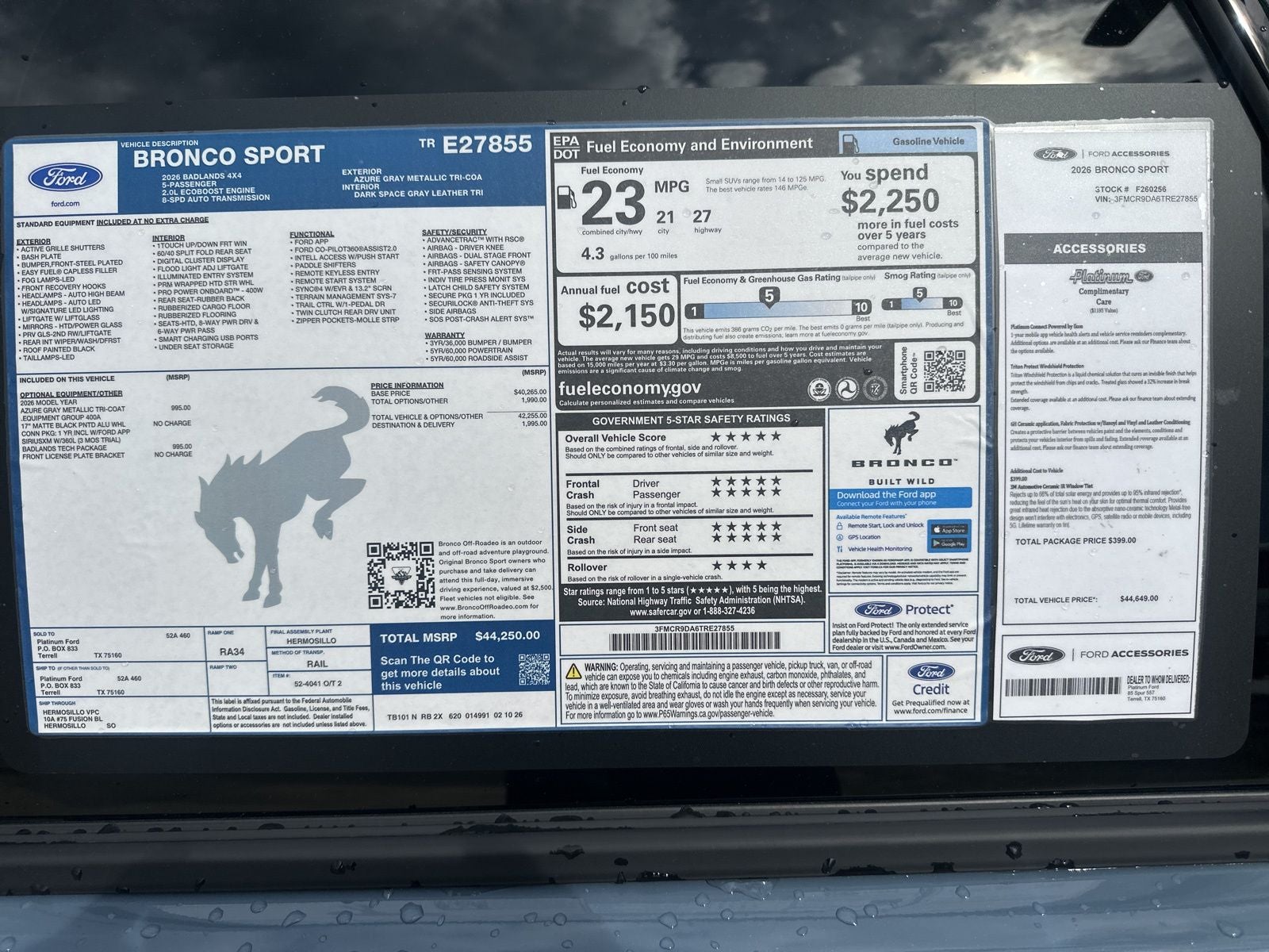 2026 Ford Bronco Sport Badlands