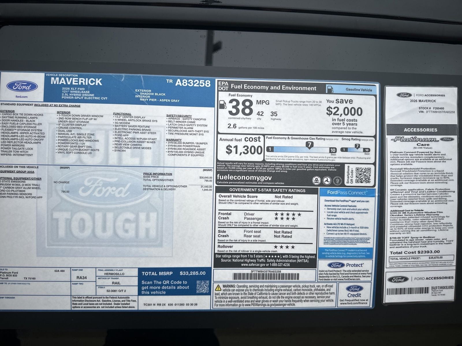 2026 Ford Maverick XLT