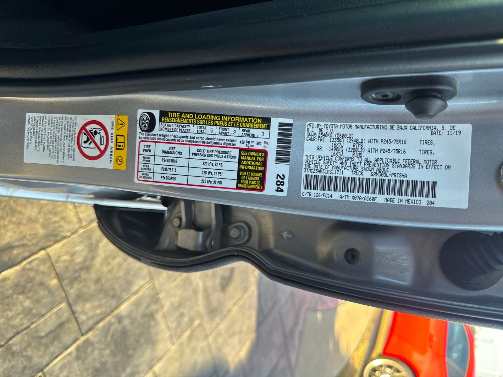 2020 Toyota Tacoma SR5 V6