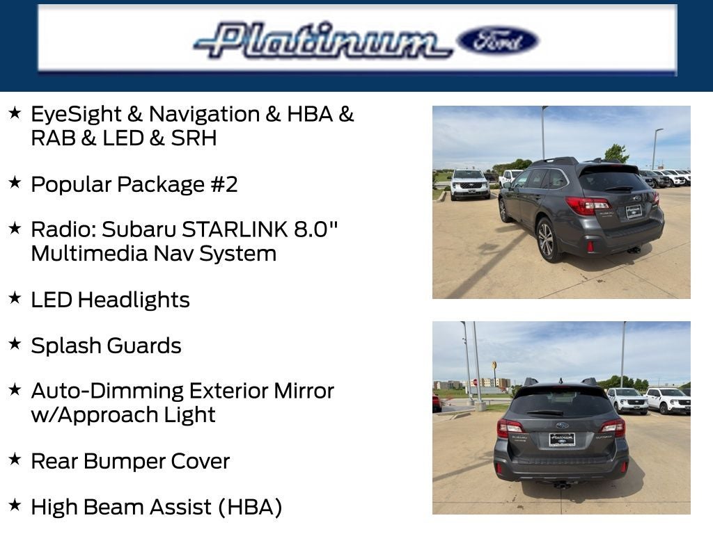2018 Subaru Outback 2.5i Limited