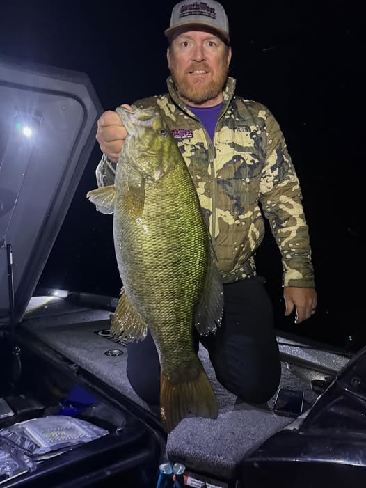 Professional Angler Josh Jones fishing